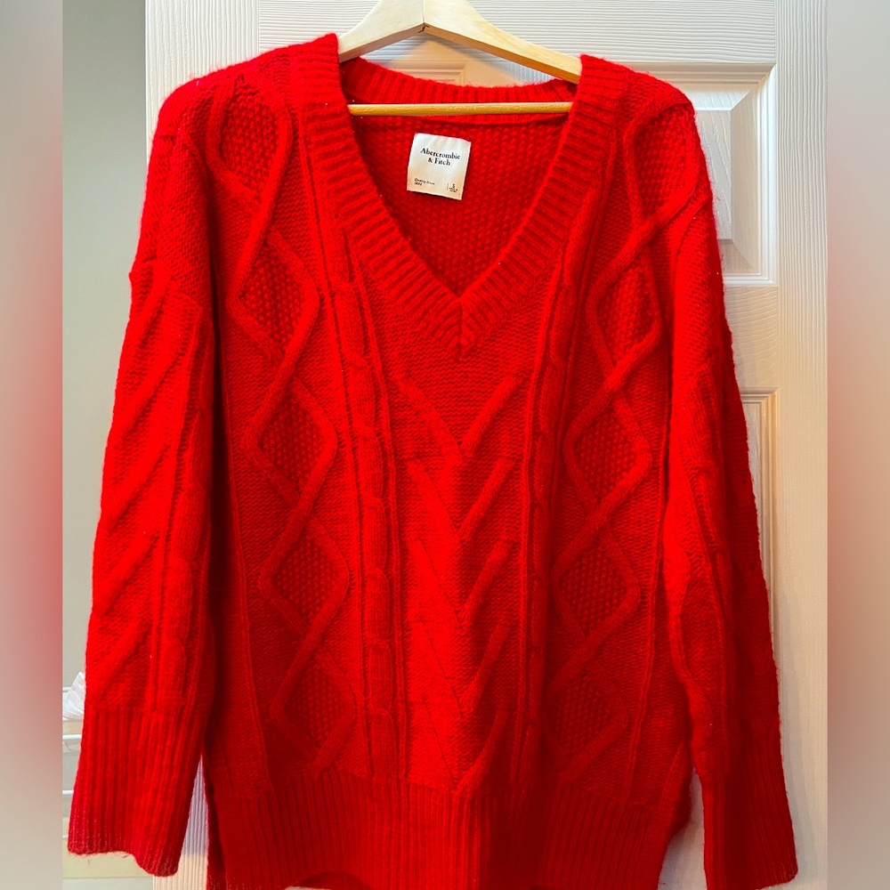 Red Knit Sweater